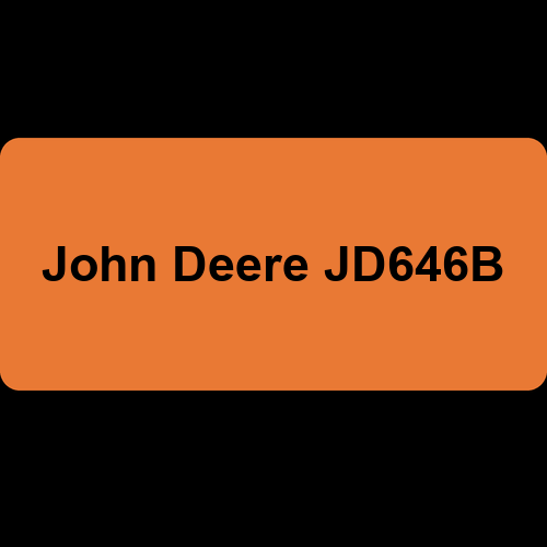 John Deere JD646B